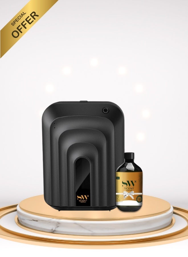 Scent World S20 Smart Nano Aroma Diffuser with Bluetooth – Portable Fragrance Machine for Small Spaces + Free 100ml Fragrance Oil - Image 1